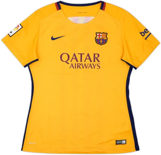 2015-16 Barcelona Away Shirt - 9/10 - (Women's L)