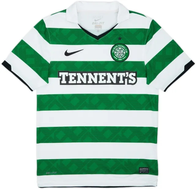 Nike Celtic Mens SS Home Shirt 2010/12