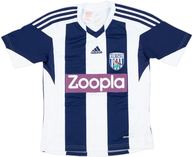 adidas West Bromwich Albion Boys SS Home Shirt 2013/14
