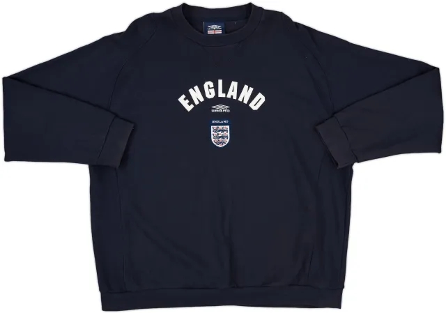 2000-02 England Umbro Sweat Top - 8/10 - (XXL)