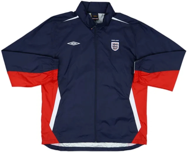 2007-09 England Umbro Hooded Rain Jacket - 8/10 - (XL)