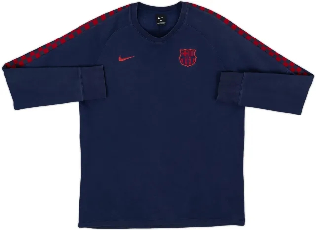 2019-20 Barcelona Nike Sweat Top - 8/10 - (L)