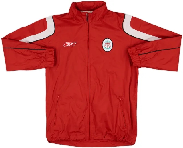 2003-04 Liverpool Reebok Hooded Rain Jacket - 7/10 - (S)