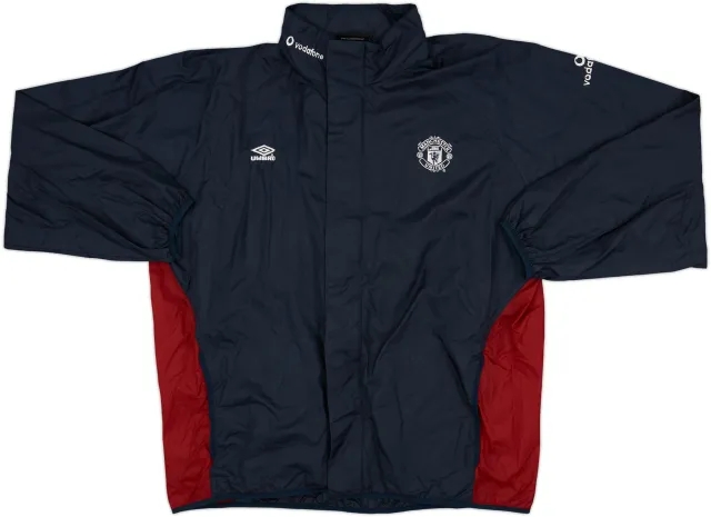 2000-01 Manchester United Umbro Hooded Rain Jacket - 8/10 - (XXL)