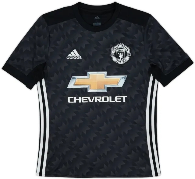 2017-18 Manchester United Away Shirt - 7/10 - (L.Boys)