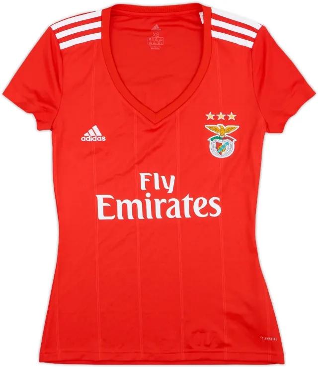2018-19 Benfica Home Shirt - 9/10 - (Women's XS)