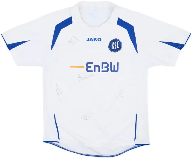 2006-07 Karlsruher 'Signed' Away Shirt - 6/10 - (M)
