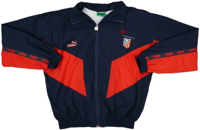 1996-98 Atletico Madrid Puma Track Jacket - 9/10 - (XL)