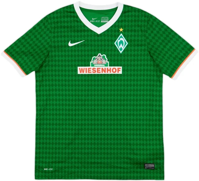 Nike Werder Bremen Boys SS Home Shirt 2013/14
