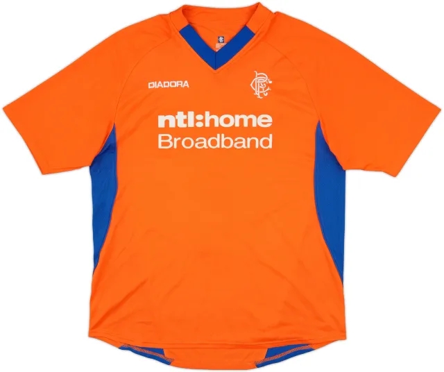 Diadora Rangers Mens SS Away Shirt 2002/03