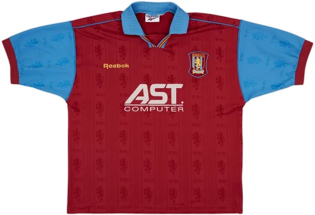 1995-97 Aston Villa Home Shirt - 6/10 - (XL)