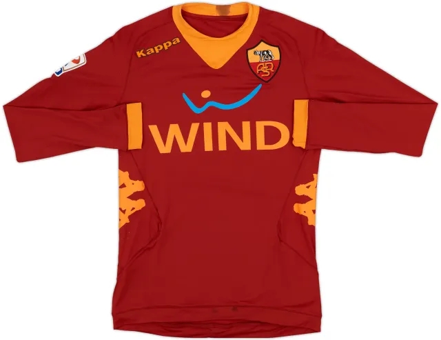 2011-12 Roma Home L/S Shirt - 5/10 - (XS)