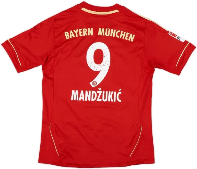 adidas Bayern Munich Boys SS Home Shirt 2012/13
