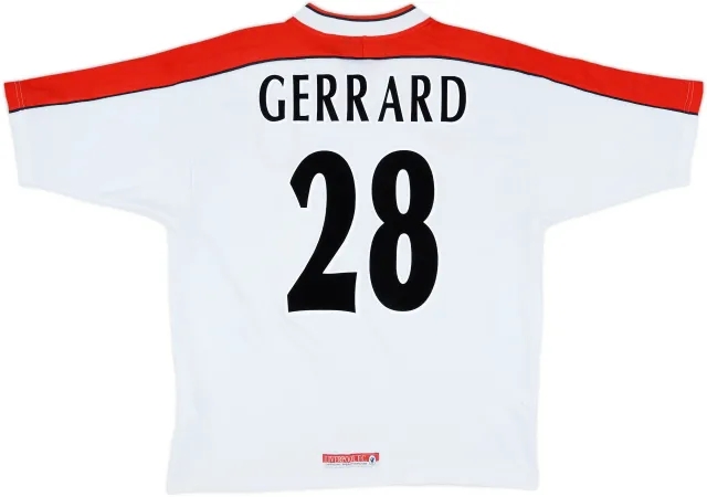 1998-99 Liverpool Away Shirt Gerrard #28 - 5/10 - (L)