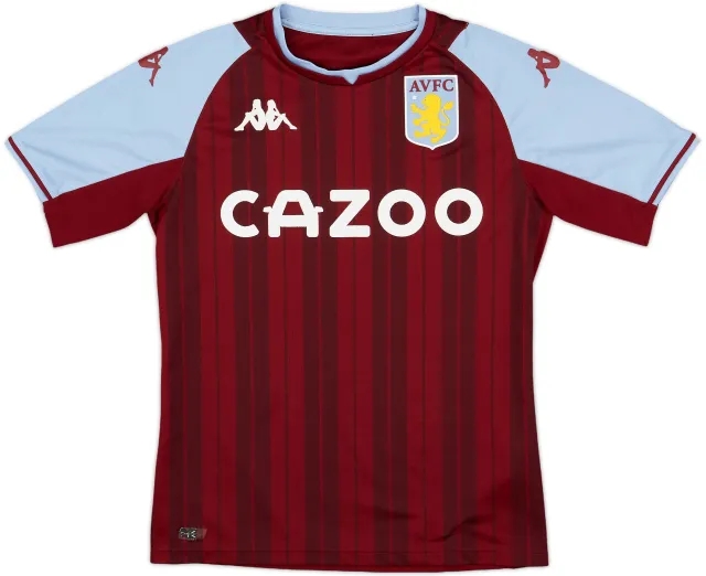 2021-22 Aston Villa Home Shirt - 7/10 - (L.Boys)
