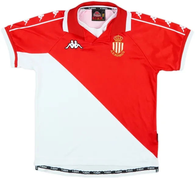 2000-01 Monaco Home Shirt - 7/10 - (XL.Boys)
