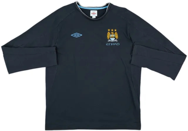 2010-11 Manchester City Umbro Training L/S Shirt - 9/10 - (L)