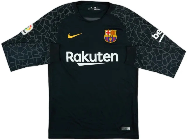 2017-18 Barcelona GK Shirt - 8/10 - (S)