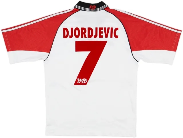adidas Stuttgart Mens SS Home Shirt 1998/99