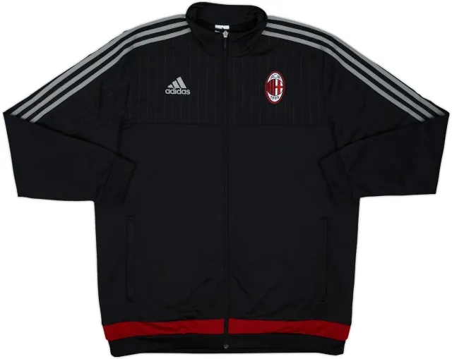 2015-16 AC Milan adidas Track Jacket - 8/10 - (XL)
