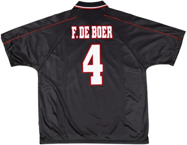 1998-99 Ajax Away Shirt F.De Boer #4 - 10/10 - (XXL)