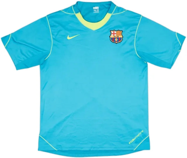 2007-08 Barcelona Player Issue Nike Training Shirt - 9/10 - (L)