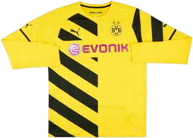 2014-15 Borussia Dortmund Player Issue Home L/S Shirt (XL)