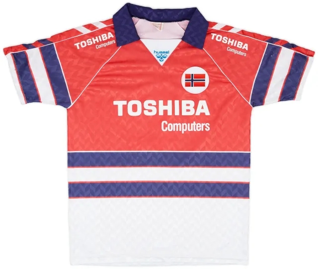1989-90 Norway Player Issue Home/Training Shirt #2