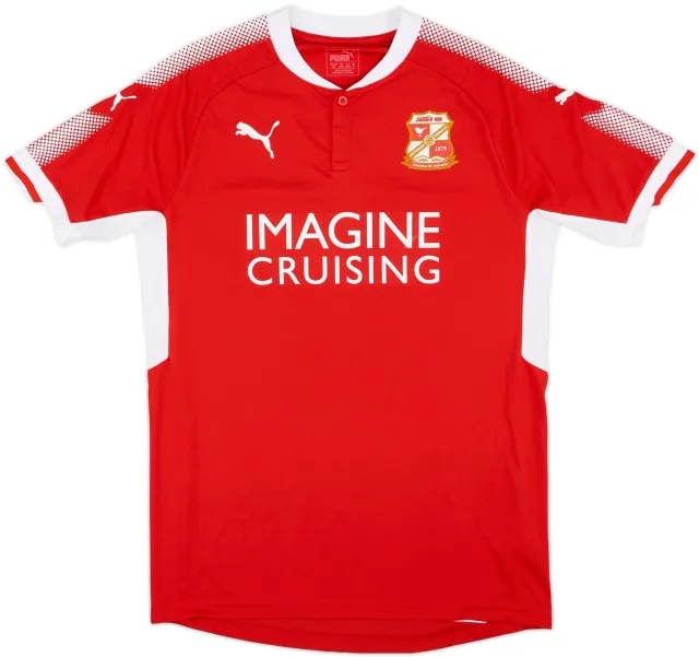 2017-18 Swindon Town Home Shirt - 8/10 - (M)