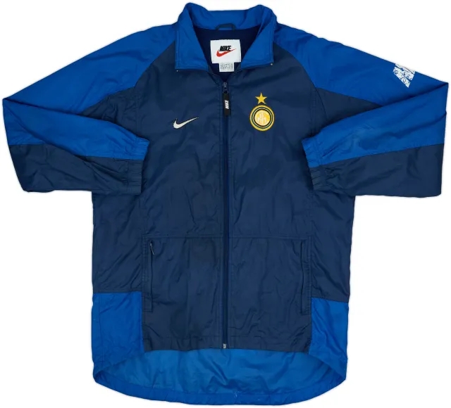 1998-99 Inter Milan Nike Hooded Rain Jacket - 6/10 - (L)