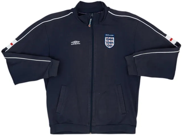 2002-04 England Umbro Track Jacket - 6/10 - (XL.Boys)