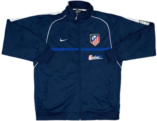 2002-03 Atletico Madrid Nike Track Jacket - 8/10 - (XL)