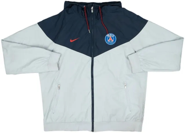 2017-18 Paris Saint-Germain Hooded Track Jacket - 6/10 - (L)