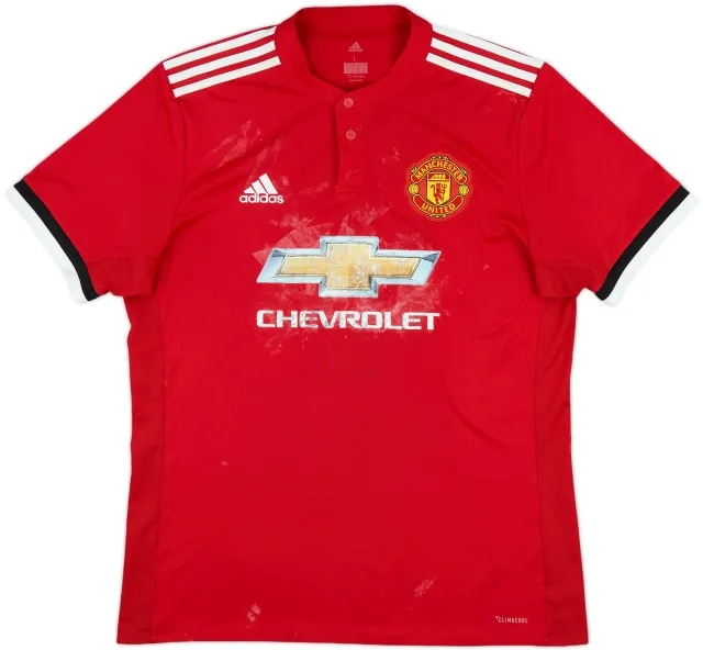 2017-18 Manchester United Home Shirt - 4/10 - (L)
