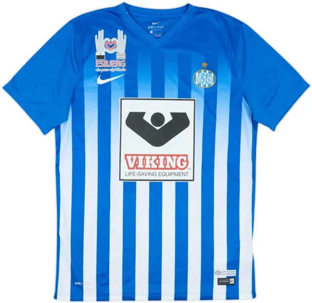 2017-18 Esbjerg Home Shirt - 7/10 - (L)