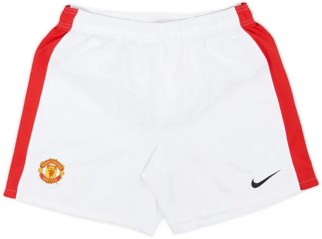 2009-10 Manchester United Home Shorts - 7/10 - (XL.Boys)