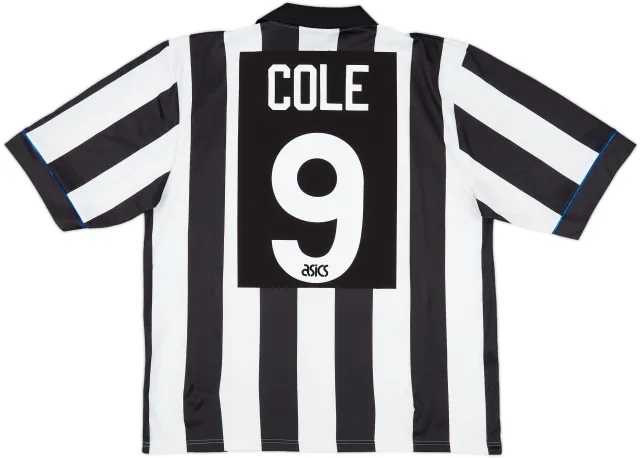 1993-95 Newcastle Home Shirt Cole #9 - 8/10 - (L/XL)