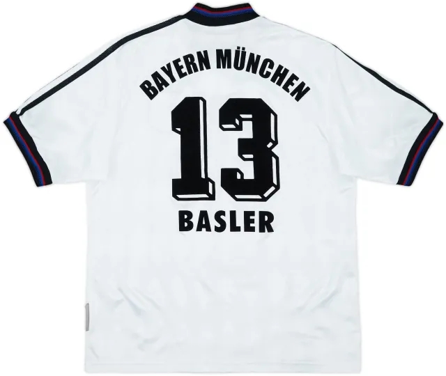 adidas Bayern Munich Boys SS Away Shirt 1996/98