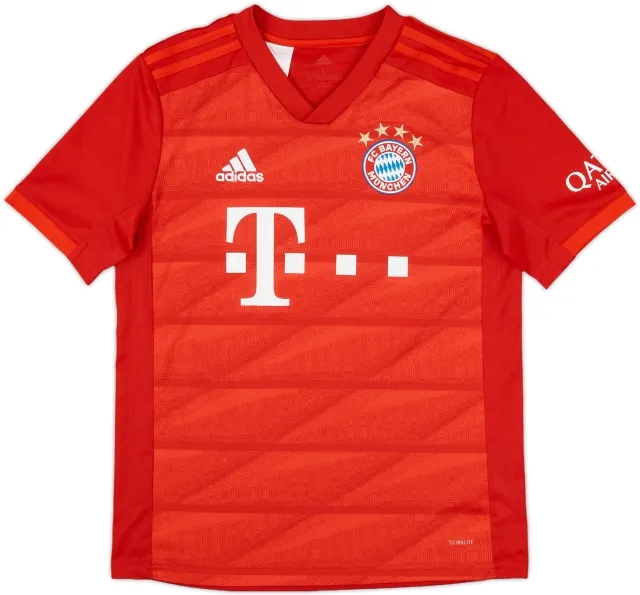 adidas Bayern Munich Boys SS Home Shirt 2019/20