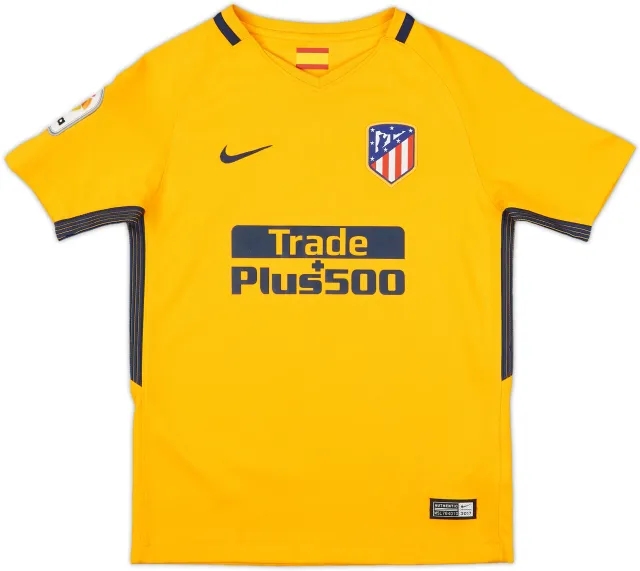 Nike Atlético Madrid Boys SS Away Shirt 2017/18