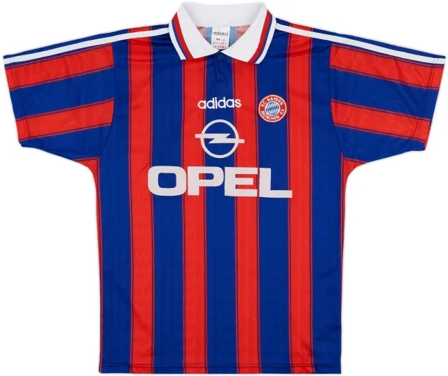 1995-97 Bayern Munich 'Squad Signed' Home Shirt - 7/10 - (S)