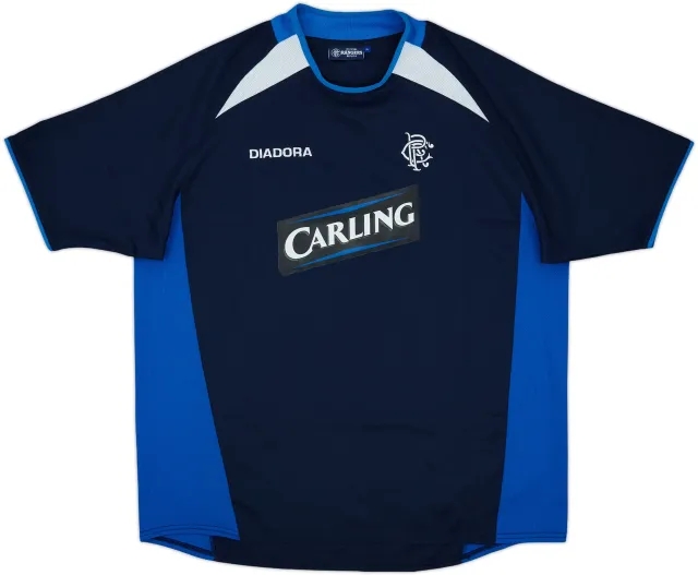 Diadora Rangers Mens SS Home Shirt 2004/05