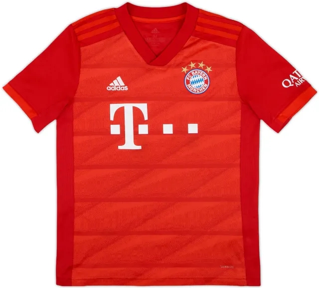 adidas Bayern Munich Boys SS Home Shirt 2019/20