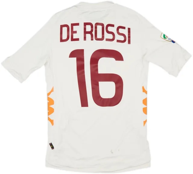 2011-12 Roma Away Shirt De Rossi #16 - 5/10 - (S)