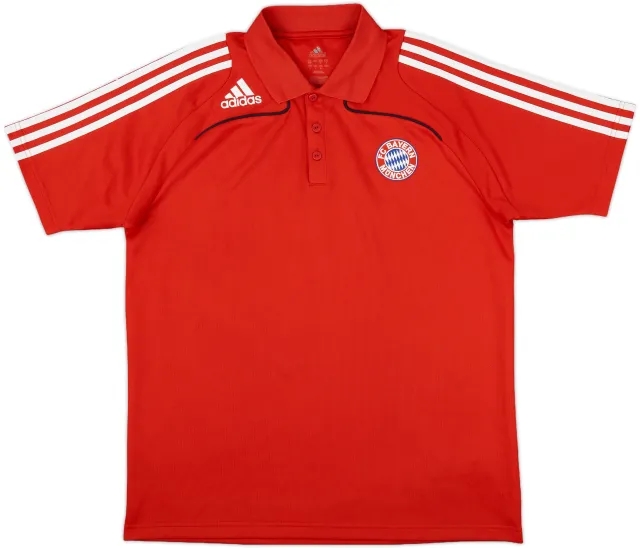 2008-09 Bayern Munich adidas Polo Shirt - 8/10 - (L/XL)