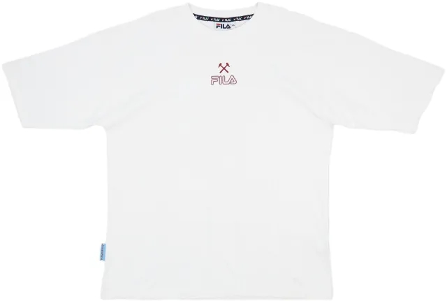 1999-01 West Ham Fila Cotton Tee - 8/10 - (XXL)