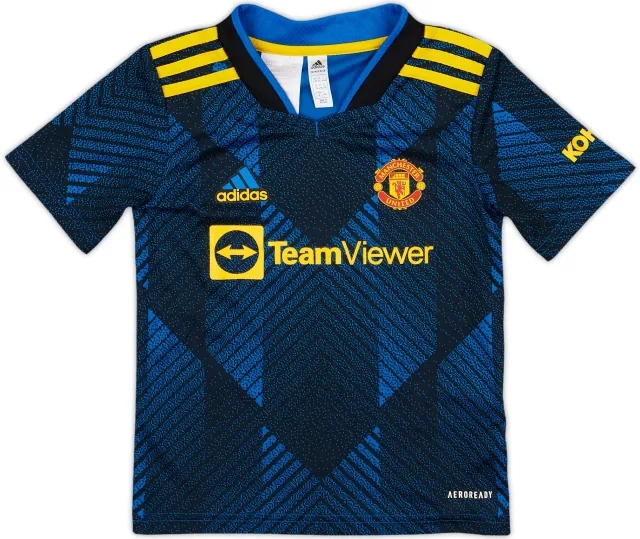 2021-22 Manchester United Third Shirt - 10/10 - (4-5 Years)