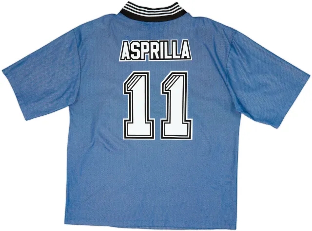 1996-97 Newcastle Away Shirt Asprilla #11 - 8/10 - (XXL)