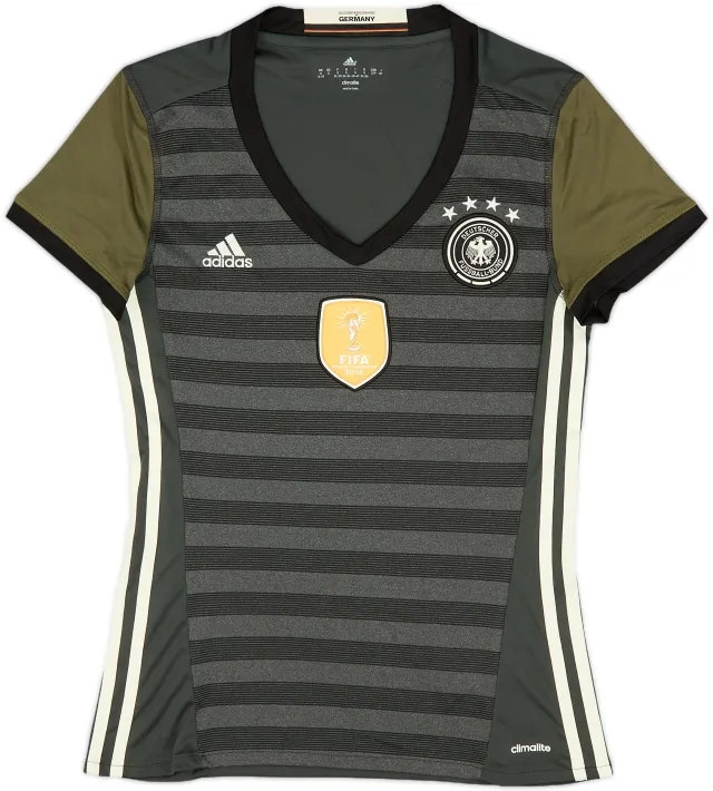 adidas Germany Womens SS Away Shirt 2015