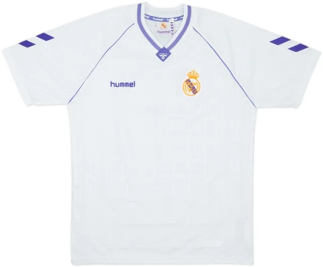 1990-91 Real Madrid Home Shirt - 10/10 - (L)